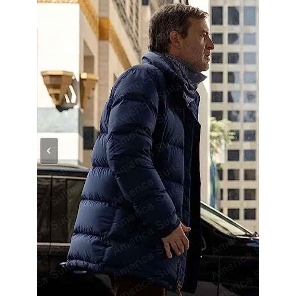 Chip Black The Morning Show S02 Blue Puffer Jacket Chip Black The Morning Show S02 Blue Puffer Jacket